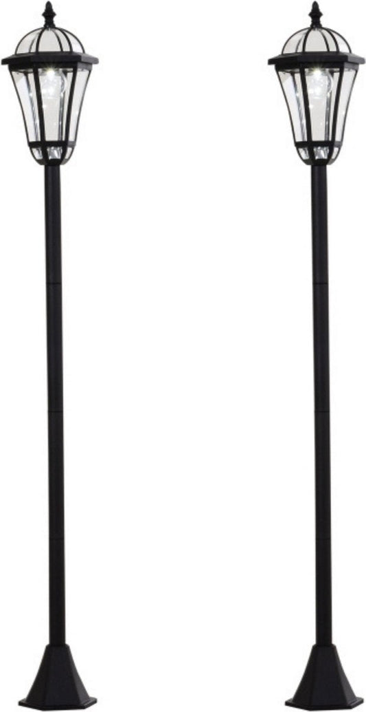 Solar garden lighting - Lantern - Garden - Garden lamp - Solar garden lighting - Ø18.5 x H129 cm