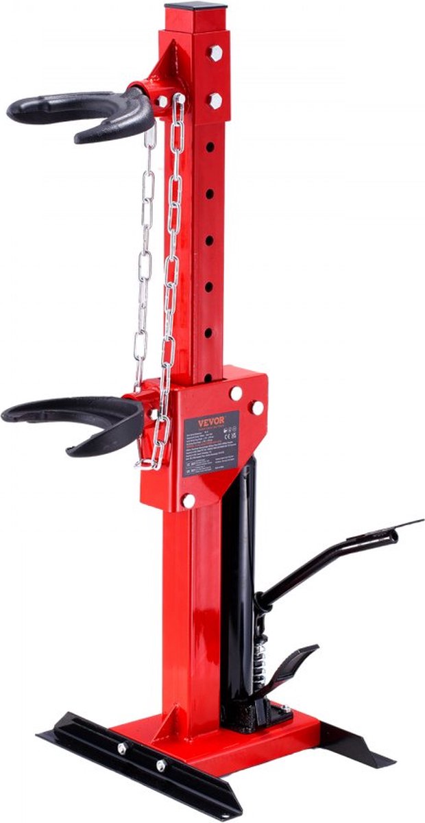 4,5 ton hydraulische autoveerspanner 1 ton nominale drukkracht veerpootspanner 11-13 cm en 14-17 cm veervergrendeling veerpootspanner met lekvrije hydraulische pomp