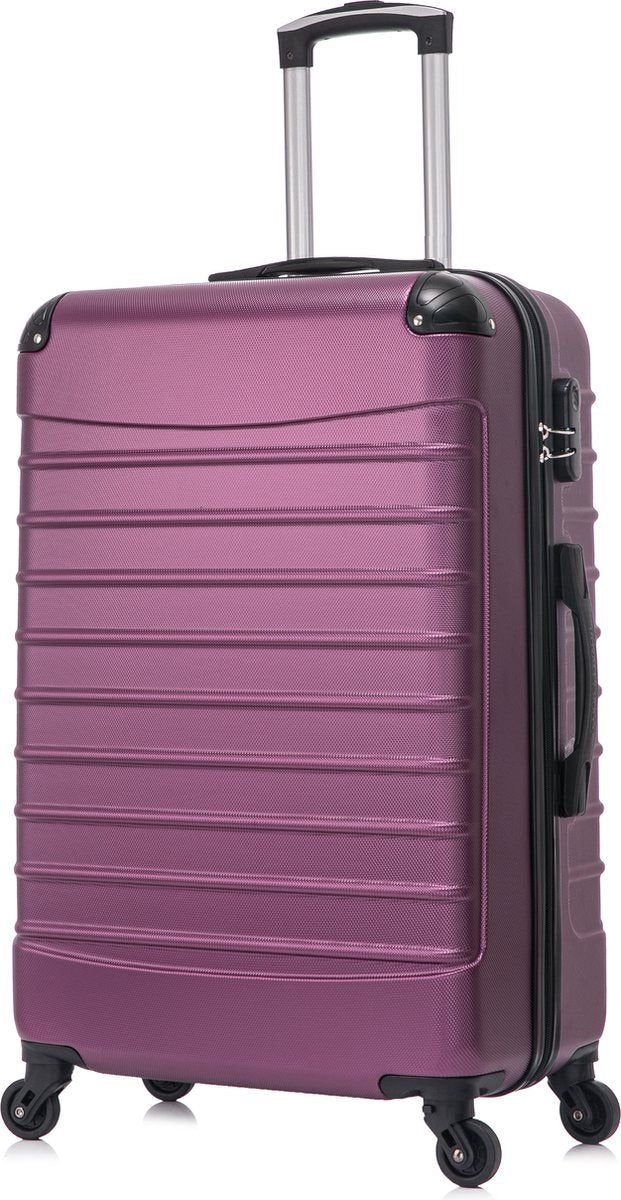 Quadrant 2-delige ABS Kofferset (XL + S) - Paars
