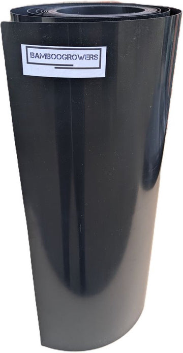 12 meter wortelbegrenzer HDPE 64cm x 1mm voor woekerende bamboe, grassen, hagen en onkruid