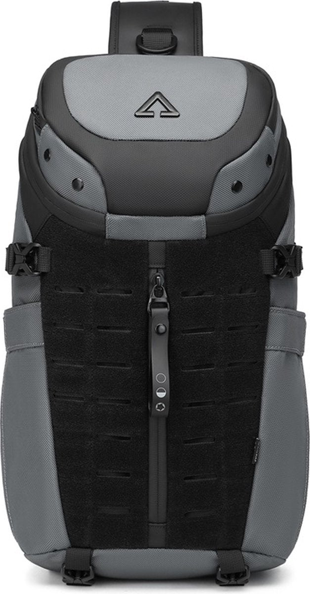 Avoir Avoir® Crossbody tas dames - Crossbodytassen - Crossbody tas heren - Crossbody tas - Crossbody rugzak - Crossbody tas heren - Slingbag - Crossbodytassen heren - Crossbody tas - Grijs / Zwart