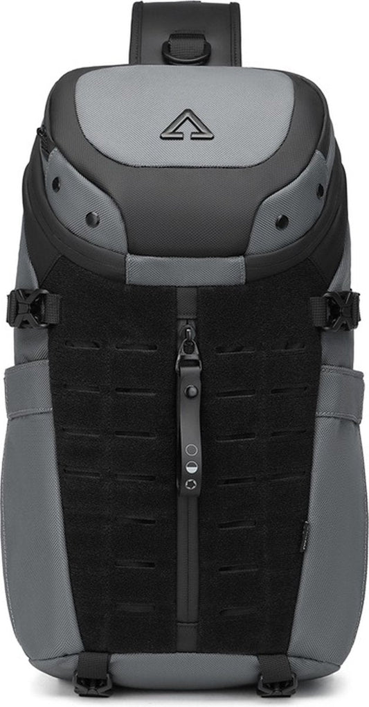 Avoir Avoir® Crossbody tas dames - Crossbodytassen - Crossbody tas heren - Crossbody tas - Crossbody rugzak - Crossbody tas heren - Slingbag - Crossbodytassen heren - Crossbody tas - Grijs / Zwart