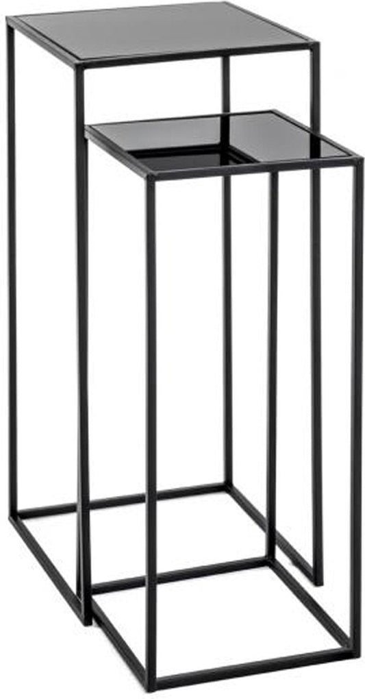 Plantentafel Set van 2 Monik Zwart