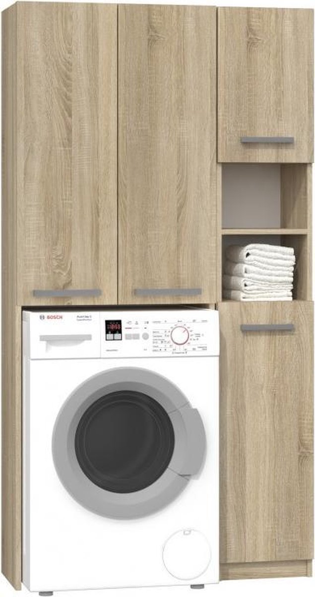 Opbouwmeubel Wasmachine - Wasdrogerkast - Opbouwmeubel Wasmachine