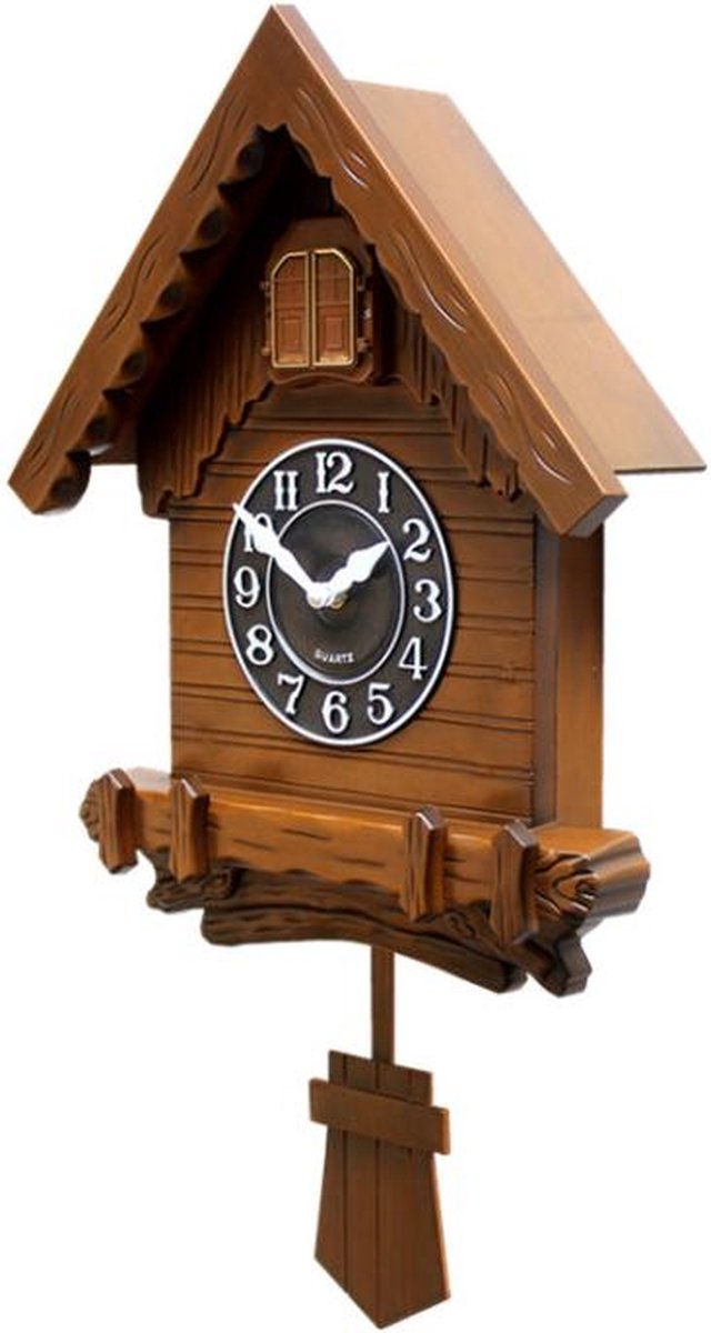 Cuckoo Clock Electric - Classic Wooden Clock - Wall Clock Modern