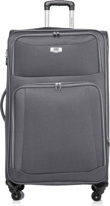 Dubai Abudabi Grote XL Koffer - 88 cm - 125/135 liter - Expandable - Grijs