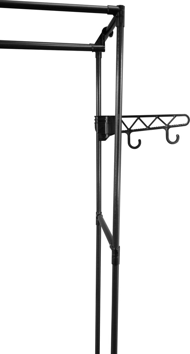 LG Life's Green Opvouwbare Kledingkast – 160x36x170CM – Kledingrek met 8 Legplanken en Ophangstang – Met 4 ophanghaken – Stoffen Kledingkast – Wit