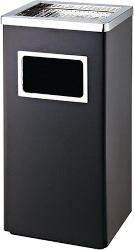 Standing Ashtray with Stainless Steel Waste Bin - Outdoor Ashtray - Floor Ashtray - Large Outdoor Ashtray - Smoking Pole - Ashtrays - 30x24x62