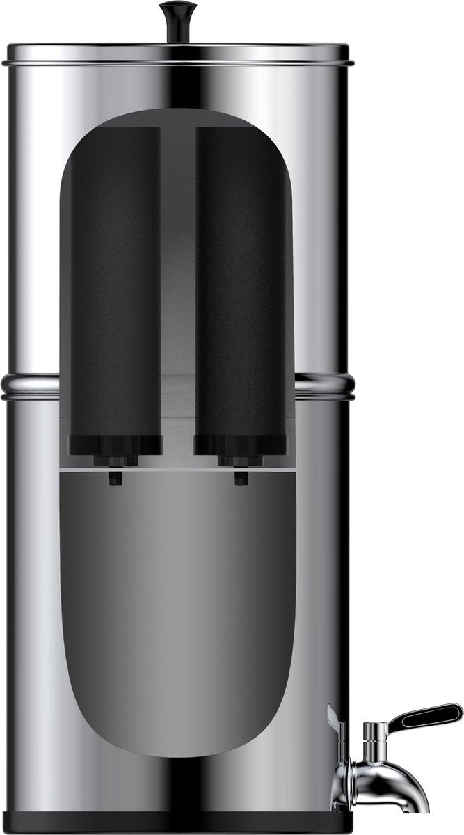 Alapure OWF020 Gravity RVS 8,5 liter Zwaartekracht Filtratie
