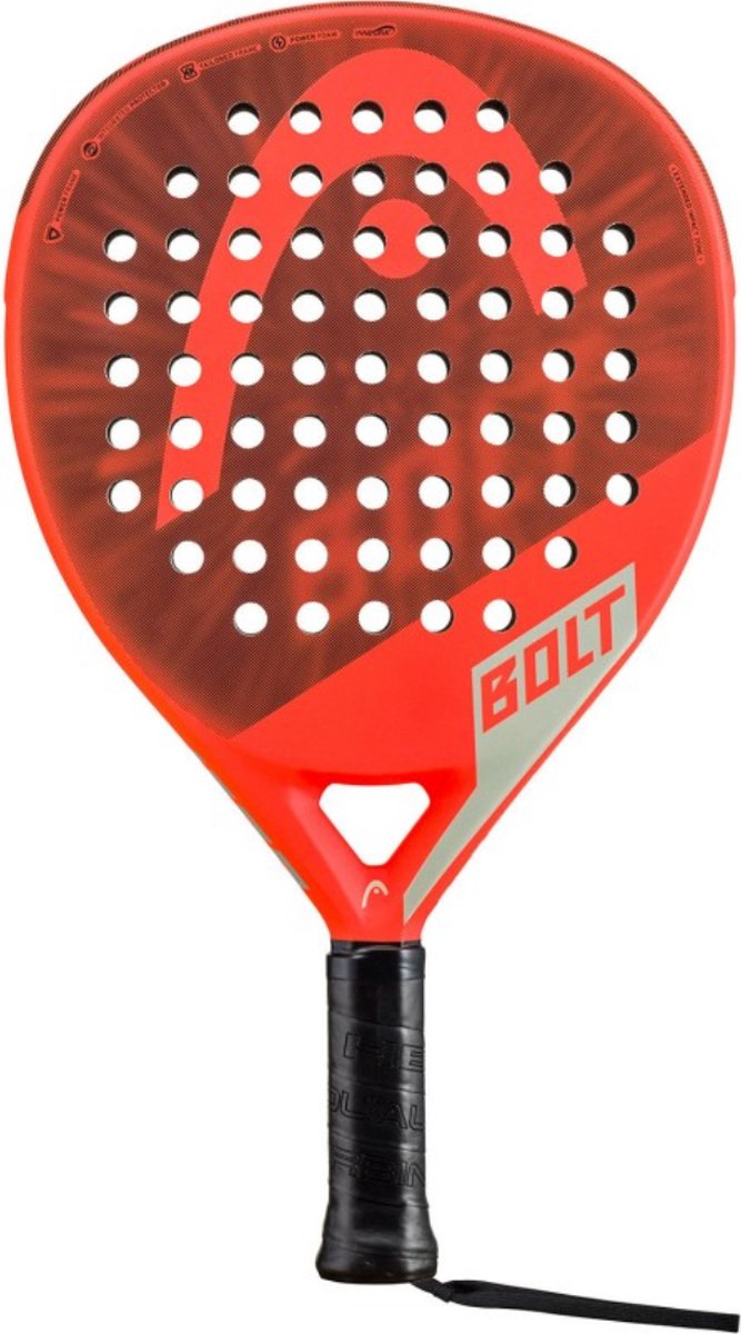 Padel racket - Head Bolt 2023 - Rood & Zwart - Padelrackets Head - Heren & Dames
