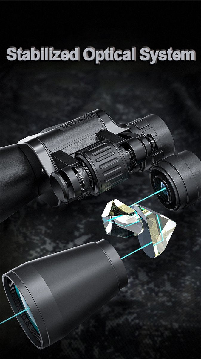 20X50 Militaire HD Zoom Krachtige Verrekijker Lange Afstand Telescoop Professionele Monoculair Weinig Licht Nachtzicht Voor Jacht Optische HD Glazen Lens Weinig Licht Nachtzicht Jacht Draagbare Nachtkijker