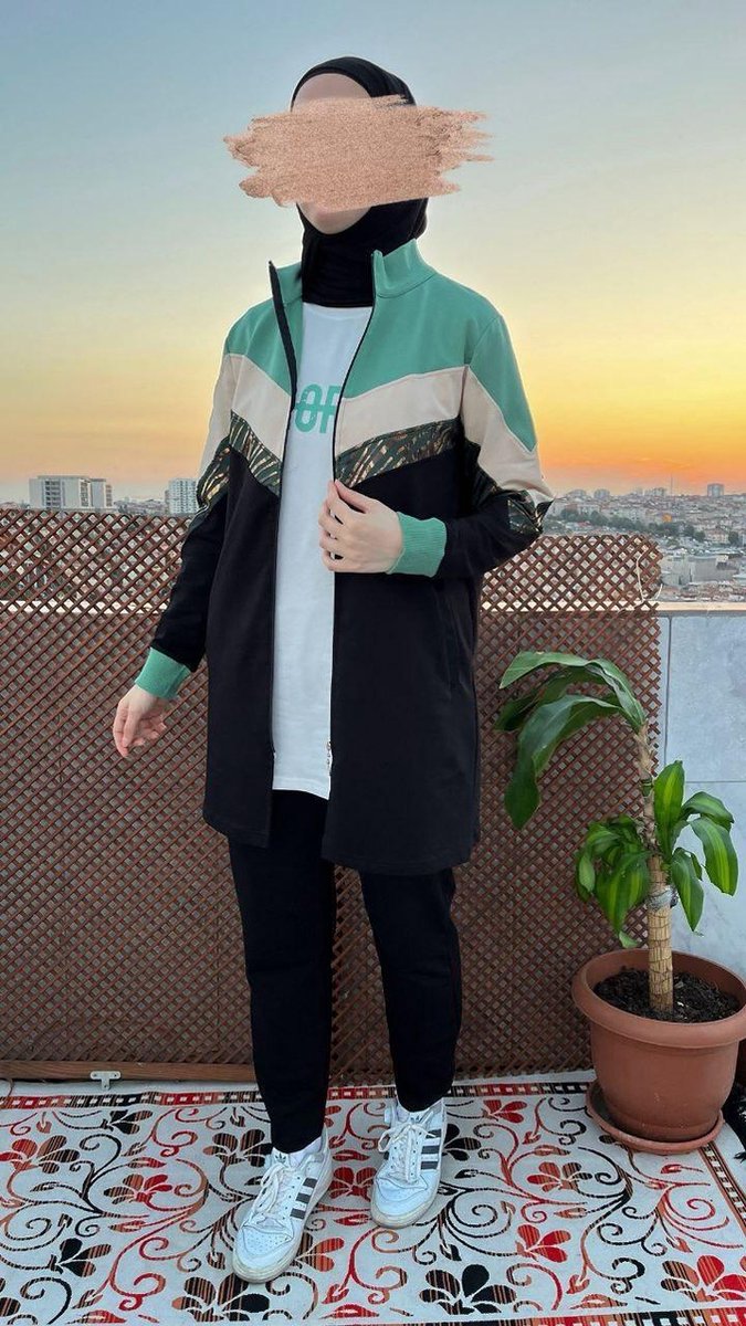 Lange trainingspak voor hijab islamitisch pak Officieel trainingspak Tracksuit Dames Trainingspak Dames Set Merk MMH Set Fashion Casual Trainingspak Dames Kleding -44