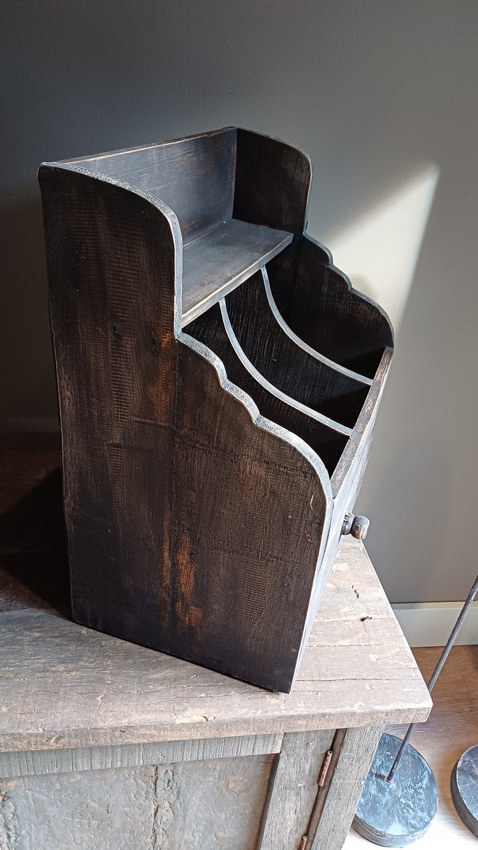 grocer's bin with drawer and 3 compartments