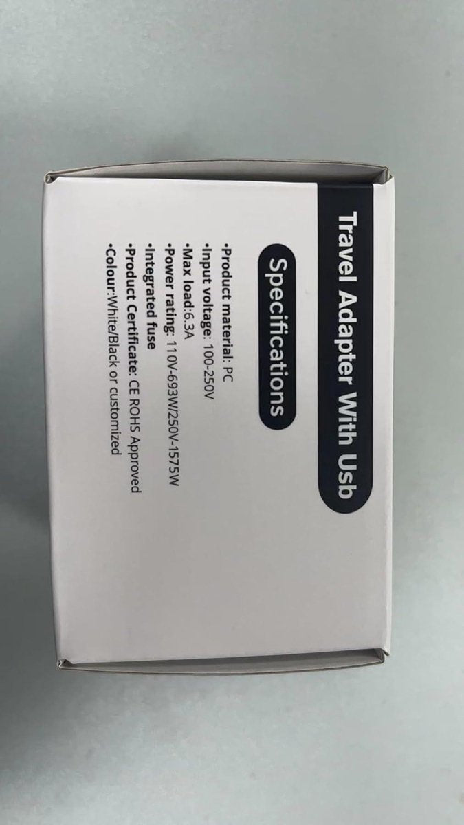 Universal Travel Adapter - 3 USB 1 USB C 1 AC - Reisadapter voor Wereldwijd Gebruik