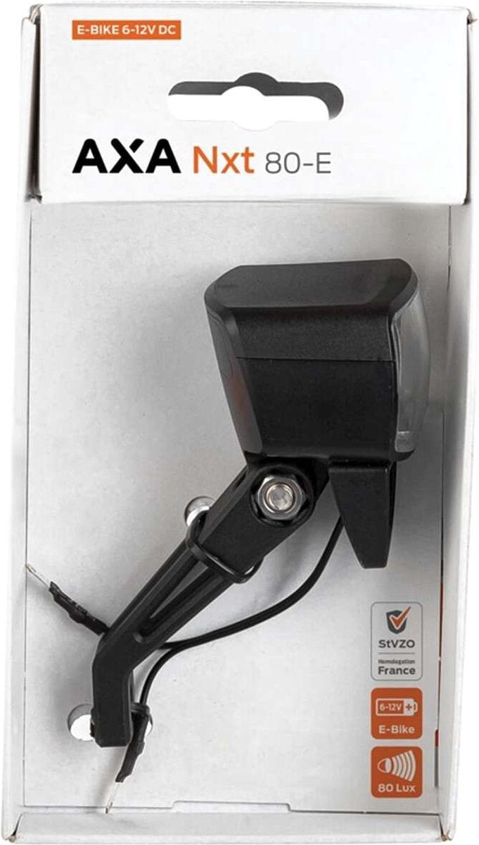 AXA Nxt 80 E-bike - Fietslamp voorlicht - LED Koplamp – 6-12 V - 80 Lux