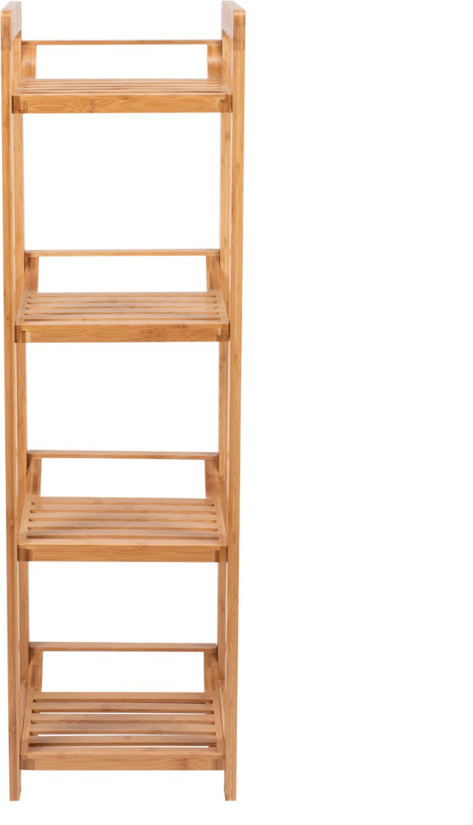 Multifunctioneel Bamboe Rek 4-laags 33x20x100 cm - Bruin
