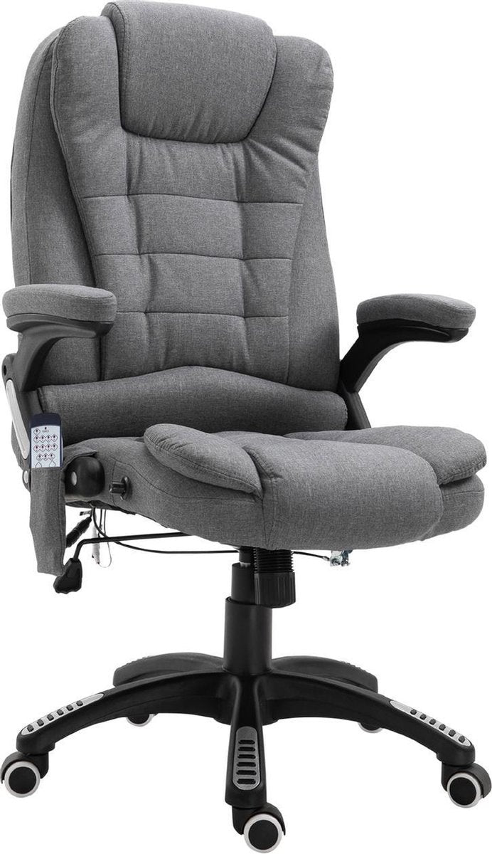 Office chair - Ergonomic office chair - Executive chair - Massage chair - Office chairs for adults - Grey
