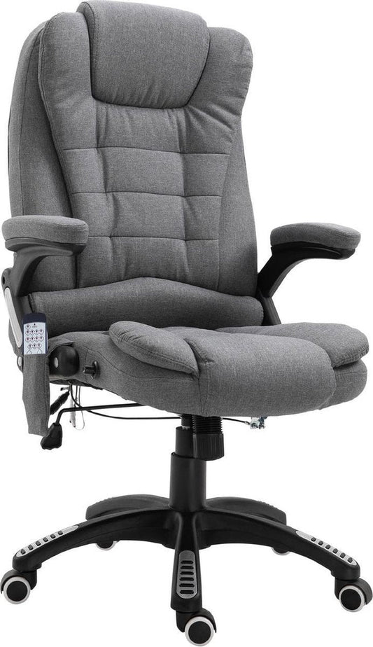 Office chair - Ergonomic office chair - Executive chair - Massage chair - Office chairs for adults - Grey