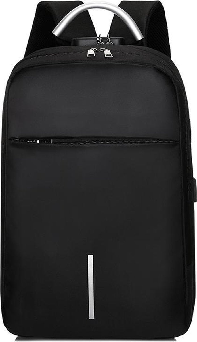Anti-diefstal rugzak / 40x28x14cm (20l)/ 15,6 inch laptop / USB-oplaadpoort / zwart / powerbank (20mAh)