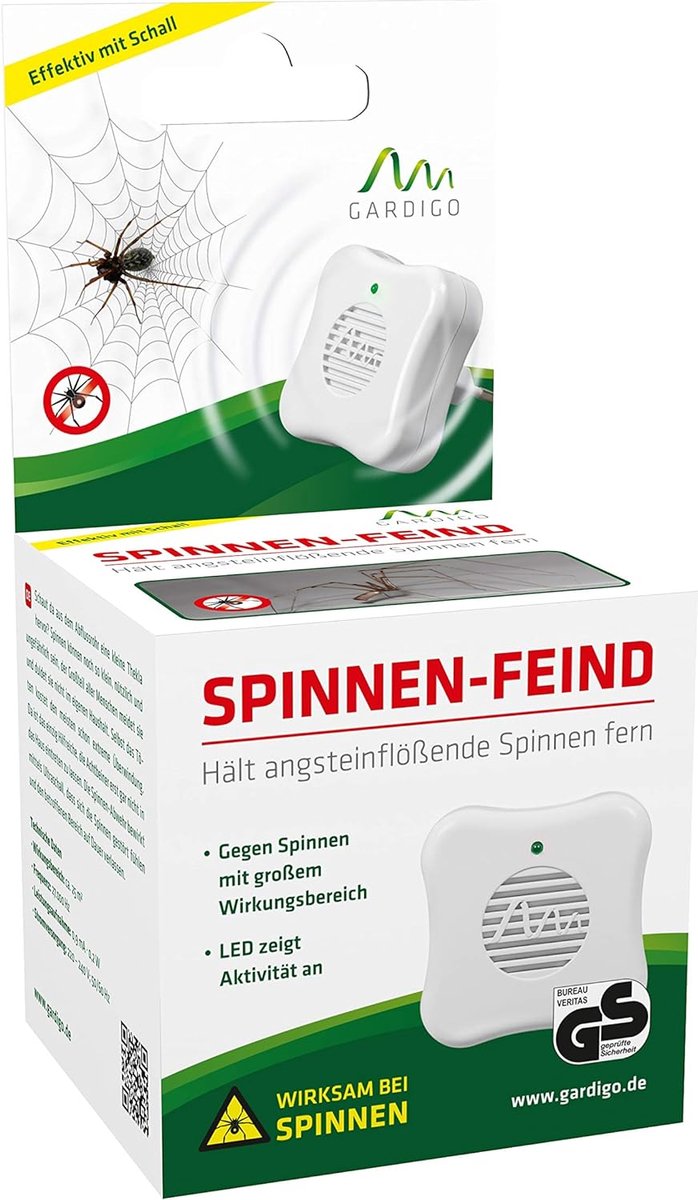 Spinnenverjager - Insectenvanger - Spinnenverjager - Diervriendelijke Spinnenverjager - Ultrasone Spinnenverjager