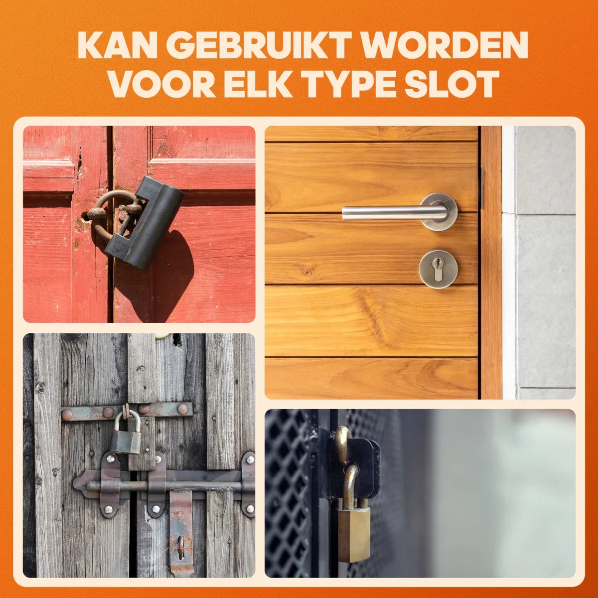 Lockpick set 46 stuks - Meest uitgebreid - Voor beginners en gevorderden - Survivalset - Incl. 4 doorzichtige sloten + 3 bonus levels - Handleiding