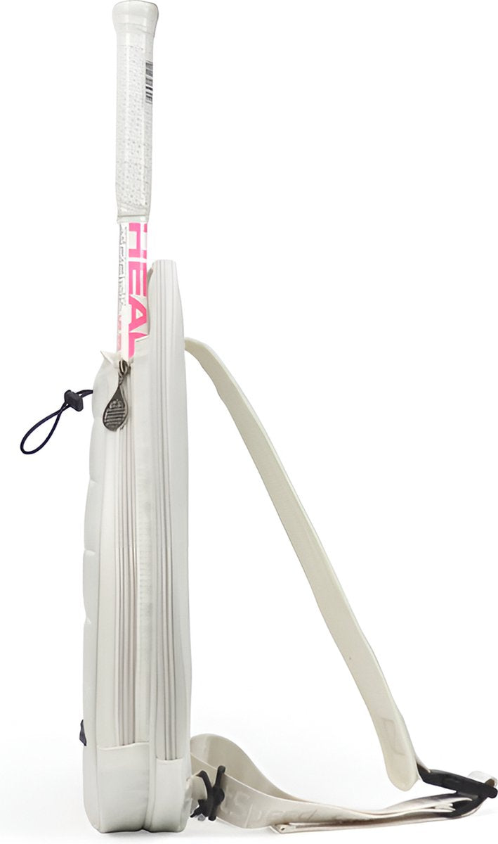 E-Shop4u - Tennis bag - Tennis backpack - Tennis - Backpack - Sports bag - Racket - Badminton - Tennis racket - Sport - Men - Women - White - 47 x 29 x 8 cm - Nylon - Polyester - Water resistant - Free Shipping