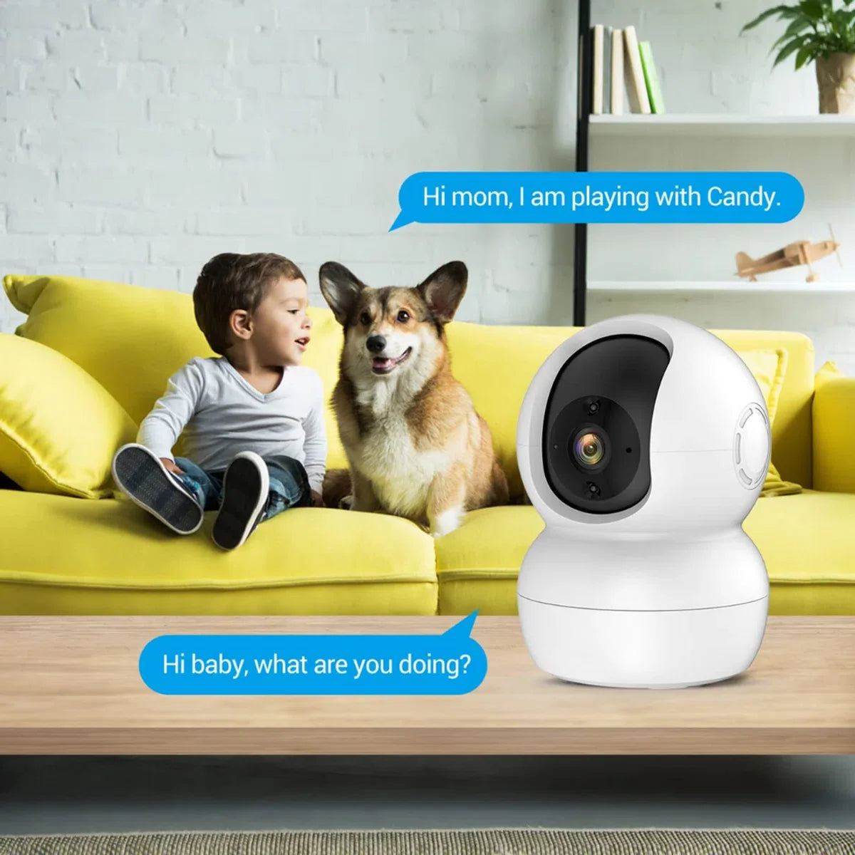 Equivera Babyfoon - Babyfoon met Camera - Baby Monitor - Baby Camera - Indoor - Multifunctioneel - Premium