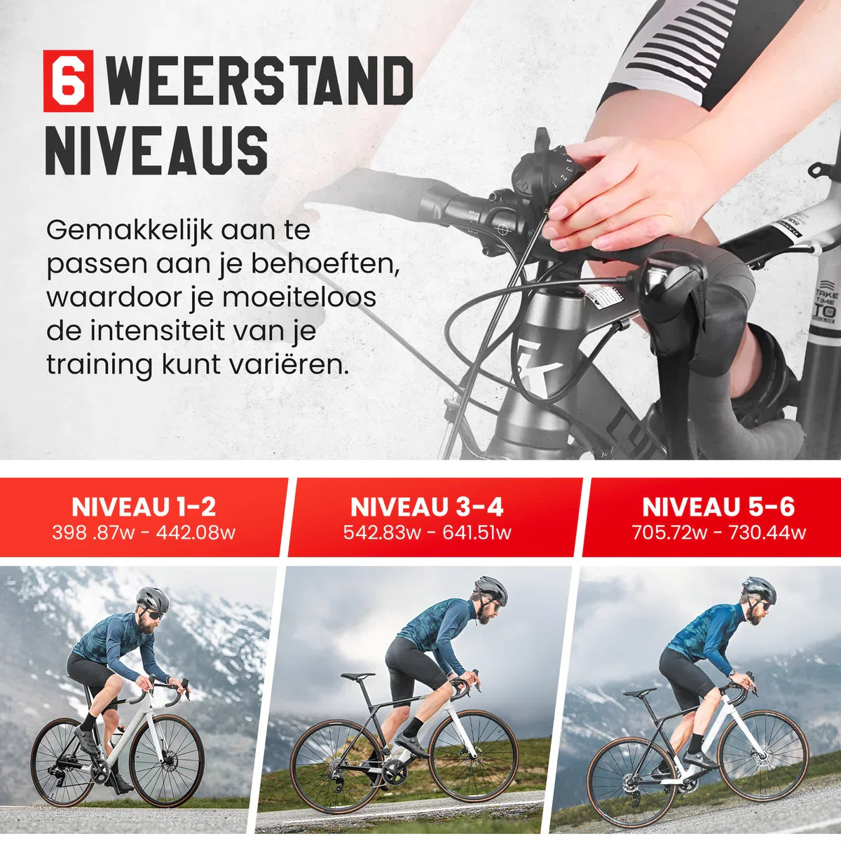 RYCE ® Fietstrainer - Indoor - Hometrainers - Rollenbank - Fietstrainers - Senioren - 26-28 inch wielen - 700C wielen - Geel