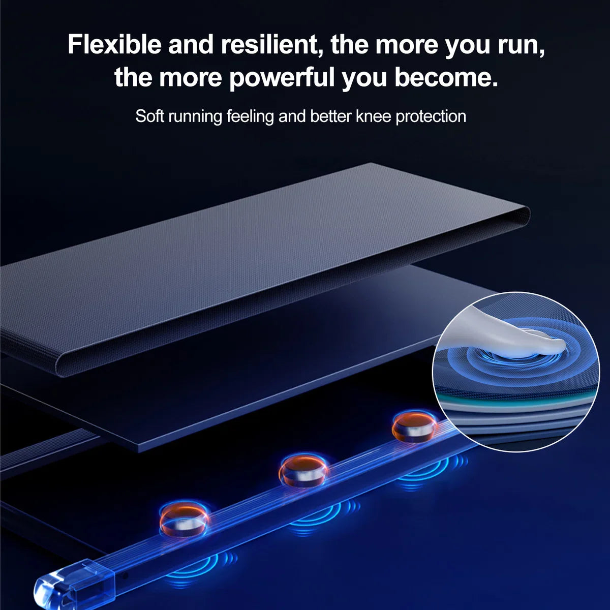 Treadmill for home - Flat treadmill - Walking pad - Easy storage - Multiple speed settings - 1-6km/h - Loadable up to 100 kg