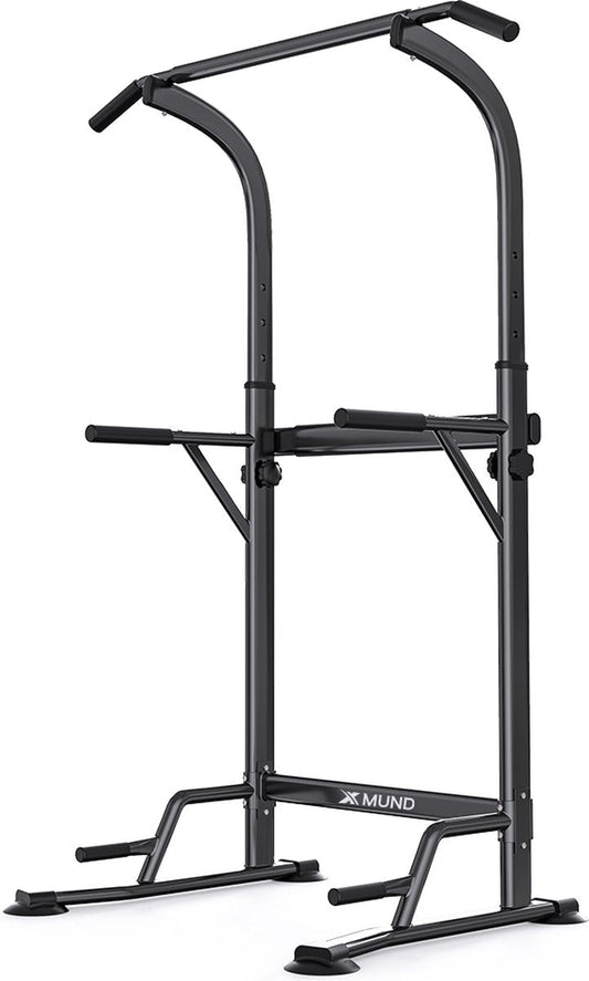 Krachtstation - Optrekstation - Optrekstang - Power Tower - Krachtstation - Power Rack - Optrekken - 150 kg Capaciteit