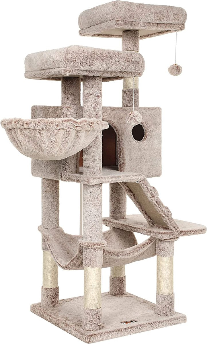 Krabpaal / Grote Klimboom - Speelhuis voor Katten