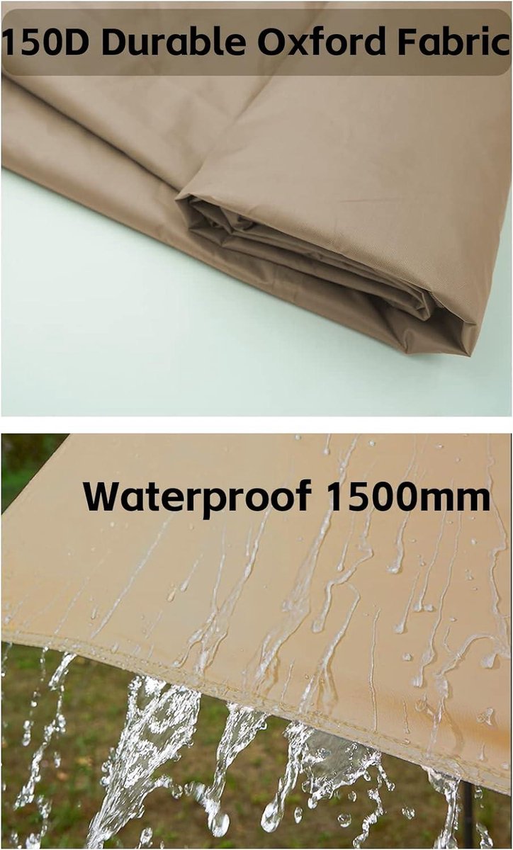 Camping Tarp Waterdicht Tentzeil - Multifunctioneel Luifel Canvas voor Hangmat Bushcraft Auto Backpacken Outdoor Survival Tarp tent