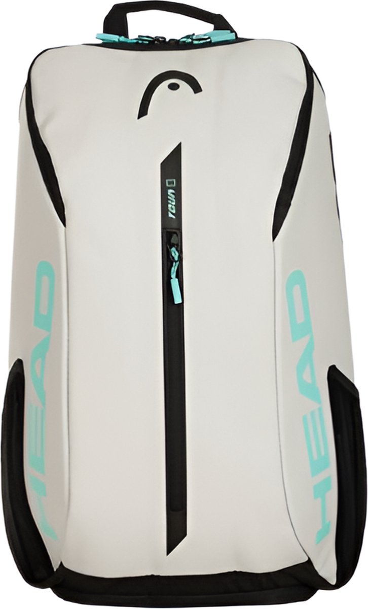 E-Shop4u - Tennistas - Tour Serie 1-2 Rugzak - Tennisschoen & Racket Vak - Tennis Racket Tas - Toernooi Sportrugzak - 25L - Grijs - Squash-Tennis-Badminton-Pickleball-Padel