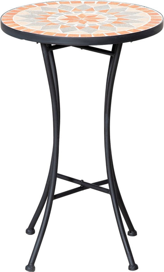 Tuintafel - Bijzettafel - Tuin - Plantentafel - Tafel - Ø35,5 cm