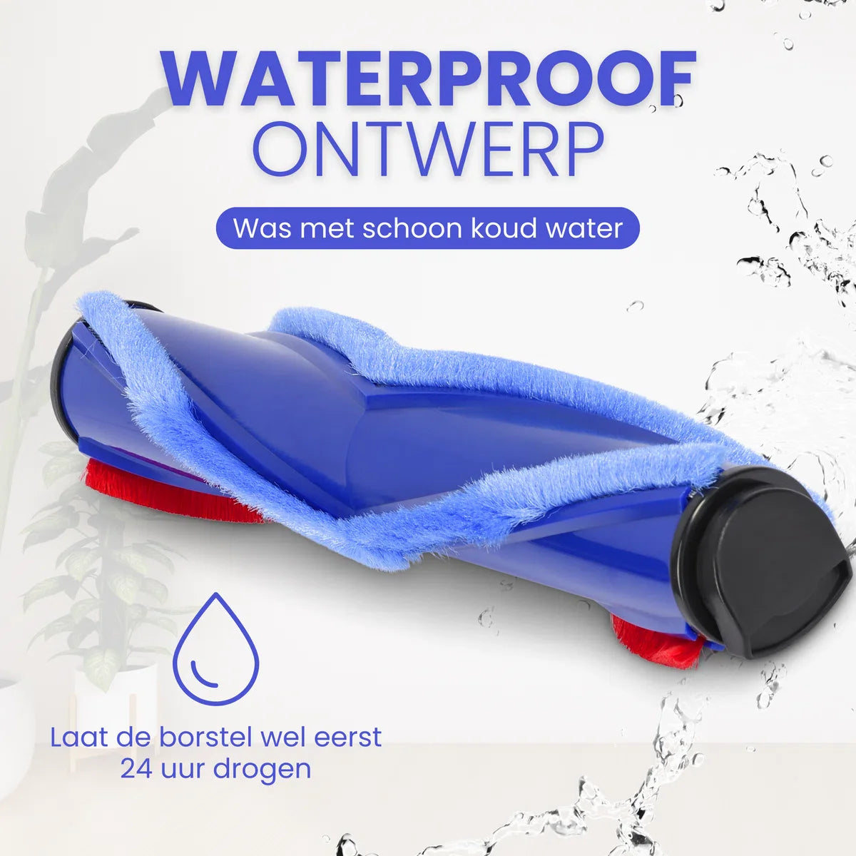 Dyson Zuigmond - Mondstuk - Opzetstuk Geschikt voor Dyson V7 V8 V10 V11 V15 - 1 Extra roller - Grijs