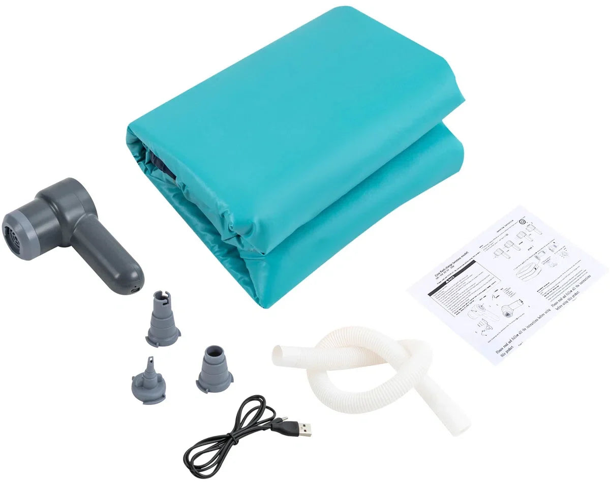 Inflatable Bath – Inflatable Bathtub - Includes Electric Pump and Drain Hose - Sit-up Bath for Adults and Children - Ice Bath - Bathtub - Inflatable Pool - Foldable Bath - 140x84x74cm - Inflatable Bath - Bathtub - Blue Orange