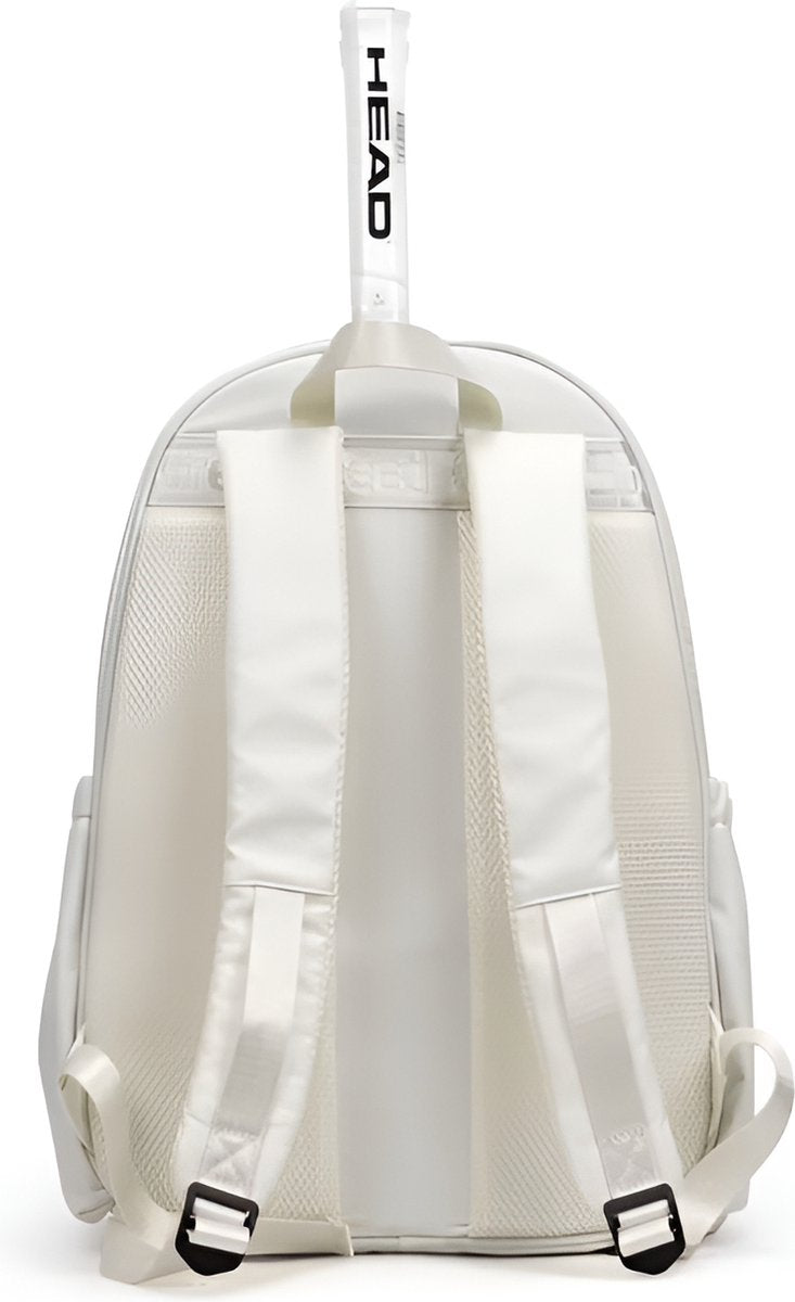 E-Shop4u - Tennis Bag - Tennis Backpack - Tennis - Racket - Backpack - Badminton - Racket Bag - White - Sport - Men - Women