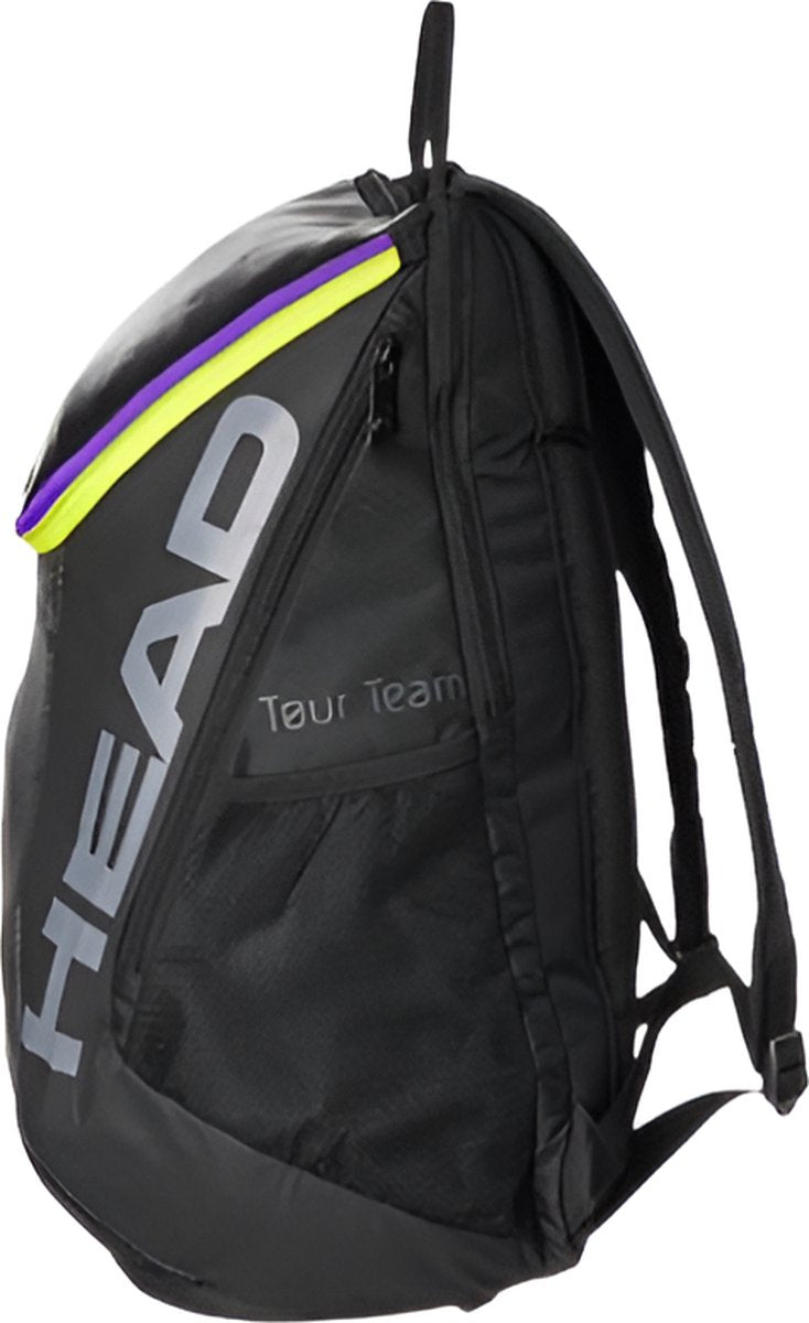E-Shop4u - Tennistas - Tennis Schoudertas - 2 Rackets + Schoenen + Accessoires - Polyester - Grijs Zwart - Outdoor Fitness Badminton Rugzak - Squash-Tennis-Badminton-Pickleball-Padel