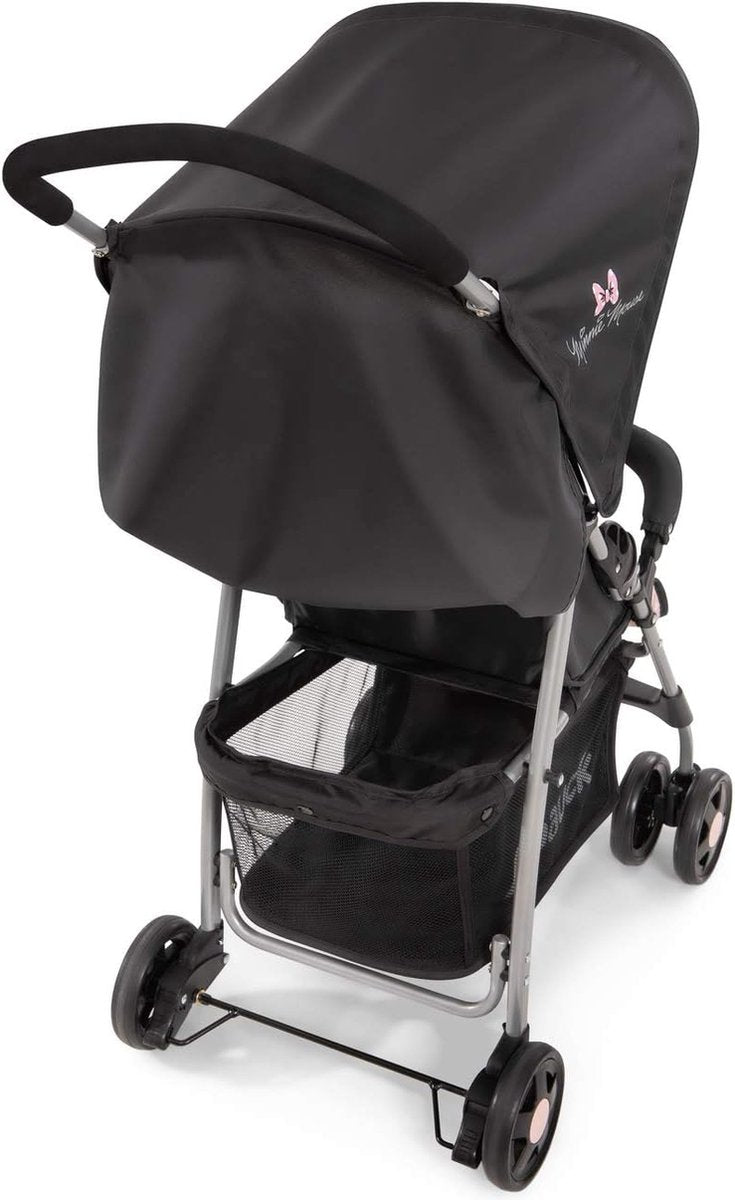 Sporty lightweight buggy up to 18 kg with recline position from birth, easy and compact fold, bumper bar, large shopping basket - red