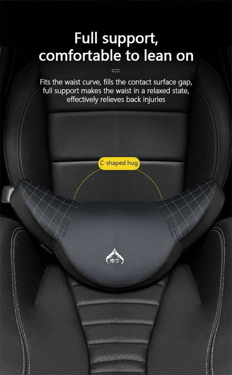 Autonekkussen Set Intelligente Massagekussen Auto Ondersteuning Lumbaal Kussen Hoofdsteun Rugkussen Ontspan In Auto