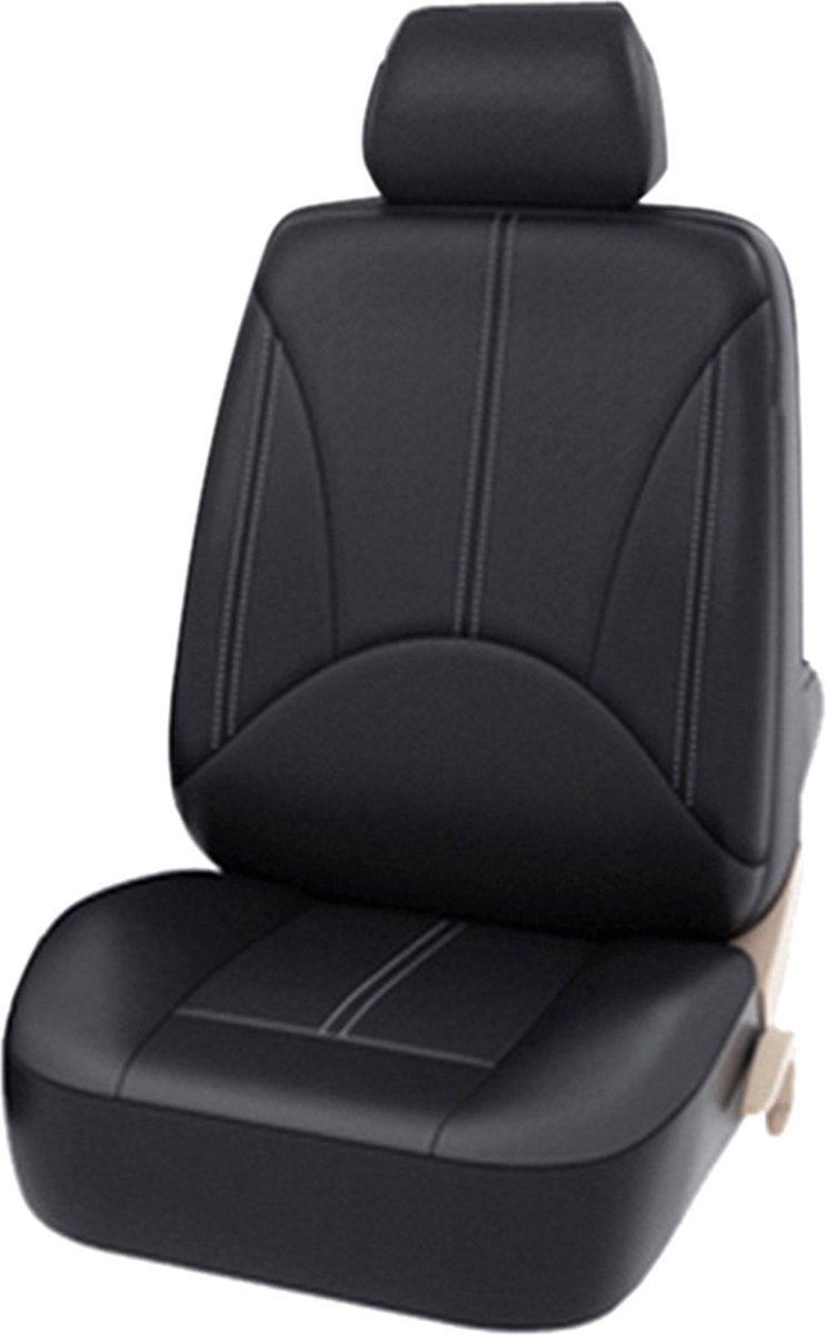 Universal car seat covers - Eco Leather - Black - Car seat cover - Complete set - Seat cover set