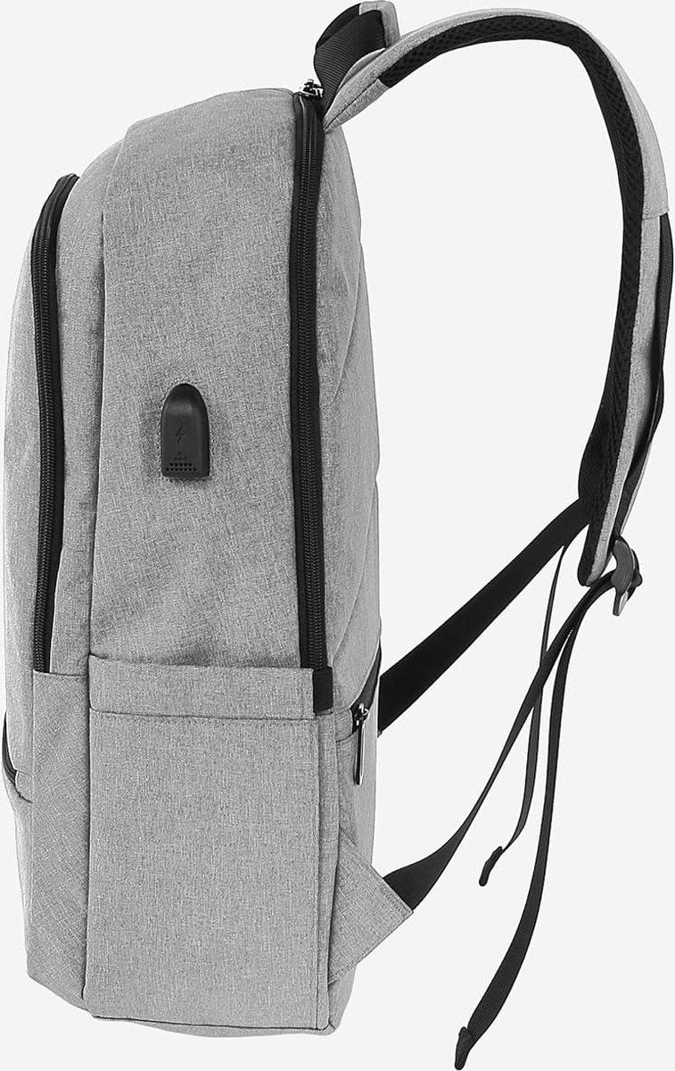 Laptop Rugzak 17 inch USB-oplaadpoort - Waterbestendig - Verborgen Zak - Ruimte voor 17 inch PC - Grote Tas voor Zaken Reizen School Heren Dames