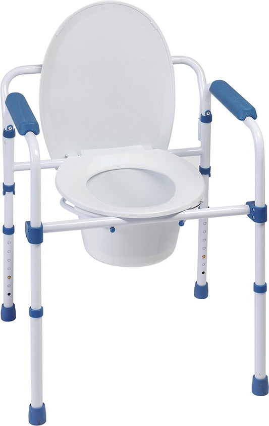 Herdegen Toiletstoel 3-in-1 | Po-stoel | Toiletverhoger | Toiletframe | Inklapbaar