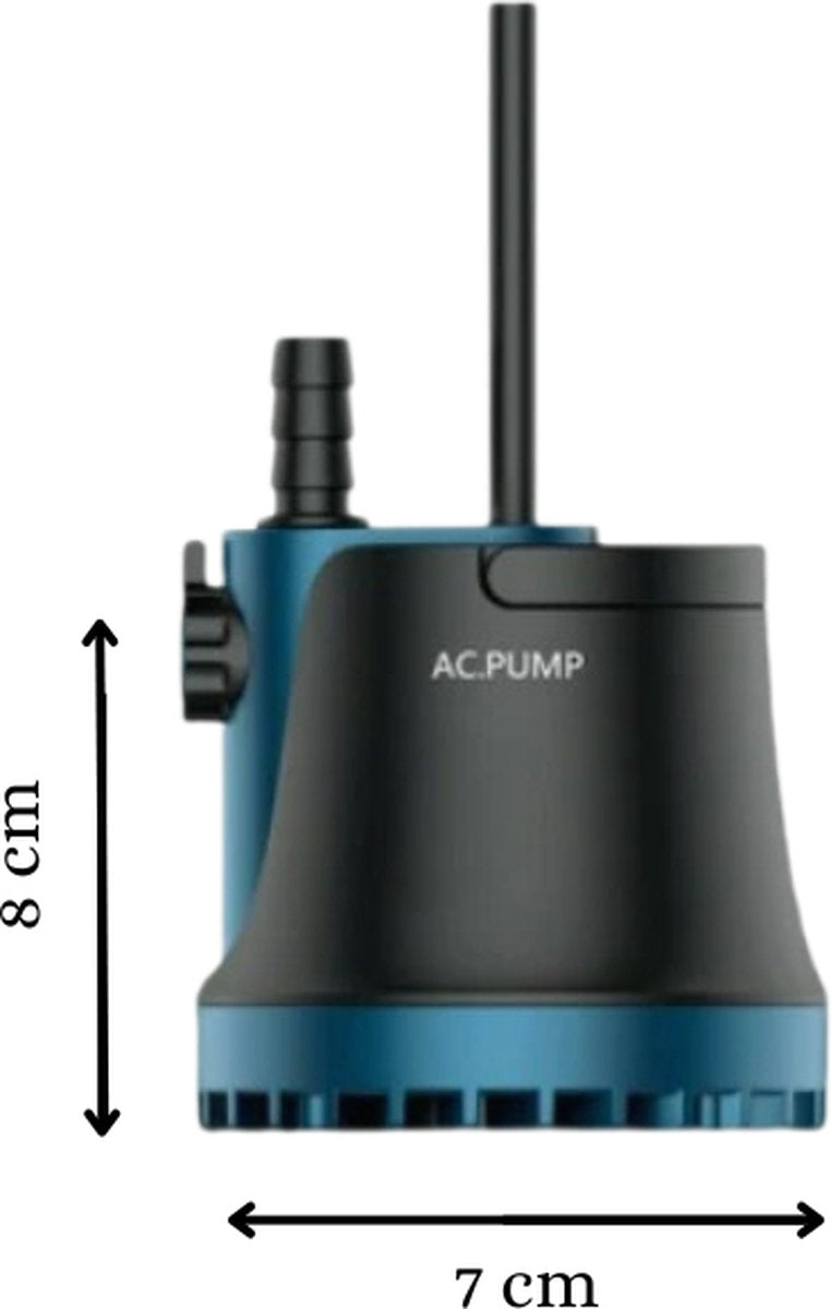 Dompelpomp Vuil Water - 2500 l/u - Vlakzuigpomp - Dweilpomp - Vlakzuiger - Blauw/Zwart