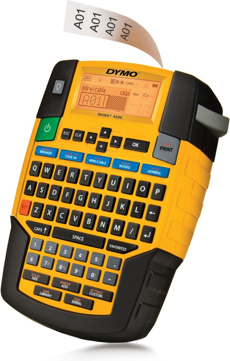 Huismerk Labelprinter Dymo Rhino 4200 Qwerty