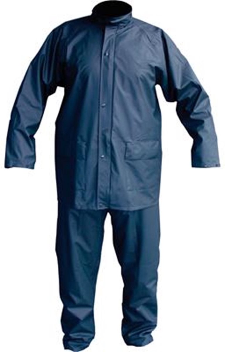 100% PU Stretch Coating Regenpak art. 5100 - Marineblauw - 3XL