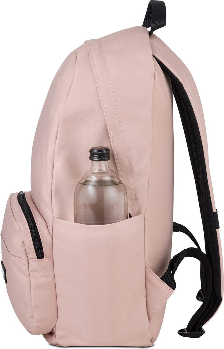 Schoolrugzak voor meisjes, jongens en tieners - 16 inch laptopvak van gerecycled PET waterafstotend roze Eén maat damesrugzak