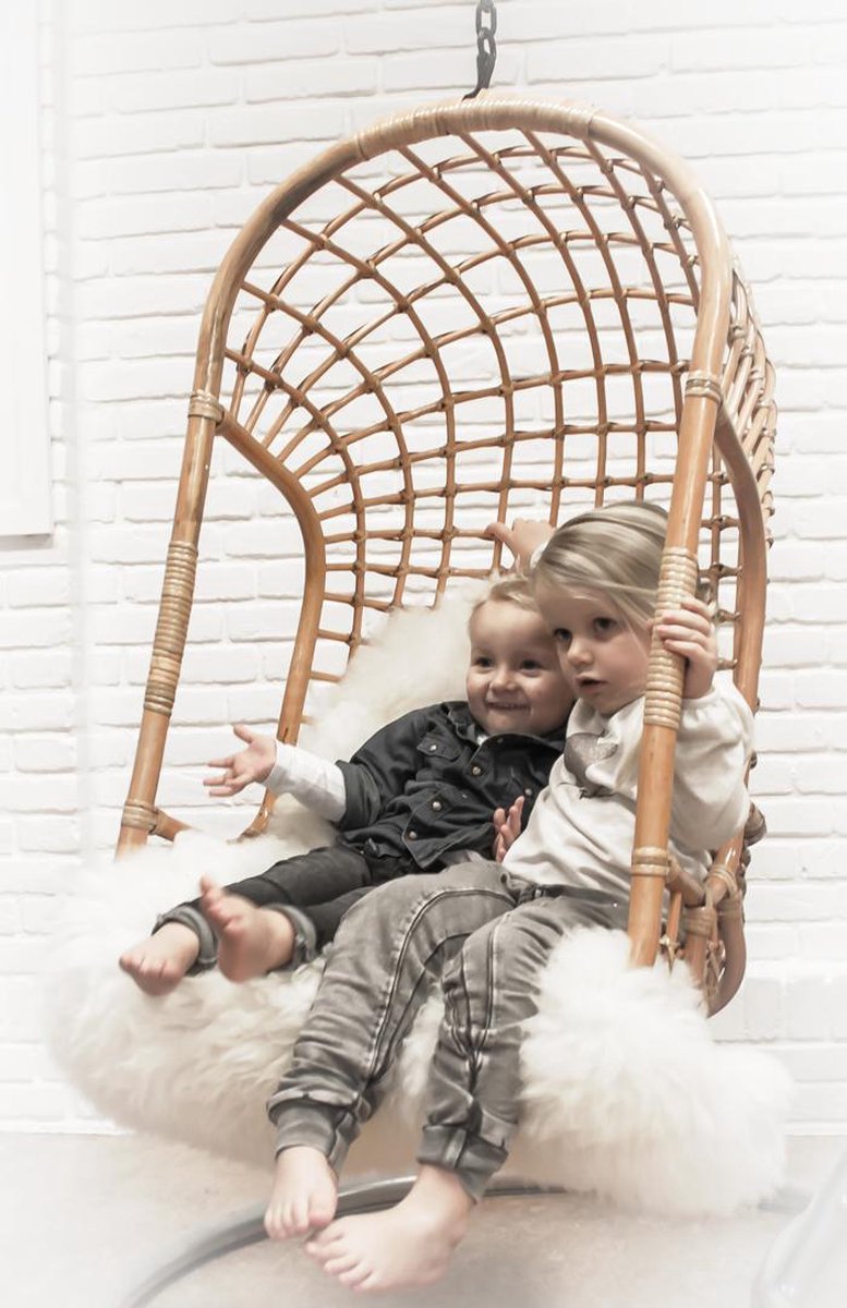 Hanging chairs - children's hanging chair light rattan - children's hanging chair - carrying capacity 100 kg - up to length 164 - children's room