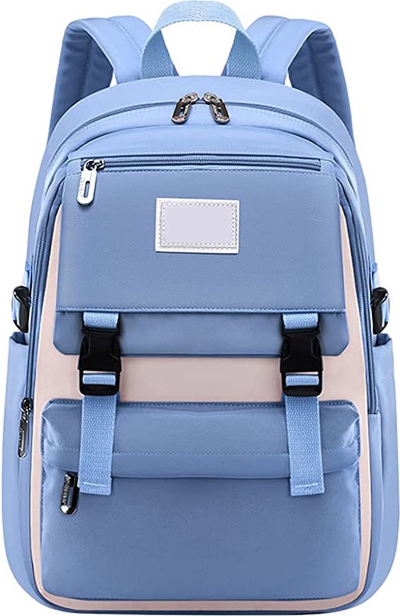 Rugzak - Rugtas - School - Meisjes - Jongens - Tieners - Waterdicht - Boekentas - 25 liter - Blauw