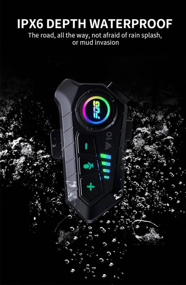 Motorhelm Headset - Helm Headset - Bluetooth Headset - Draadloze Oortelefoon - Waterdicht - Twee stuks